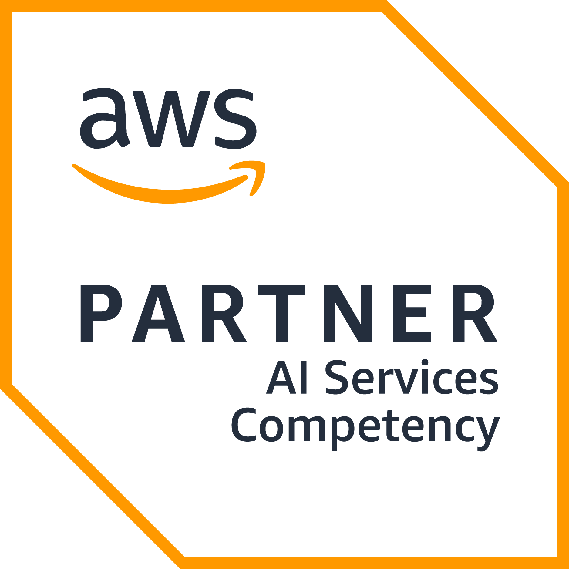 AWS AI SERVICES BADGE DARK AWS AI SERVICES BADGE DARK